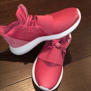 Pink Adidas running/sport shoes